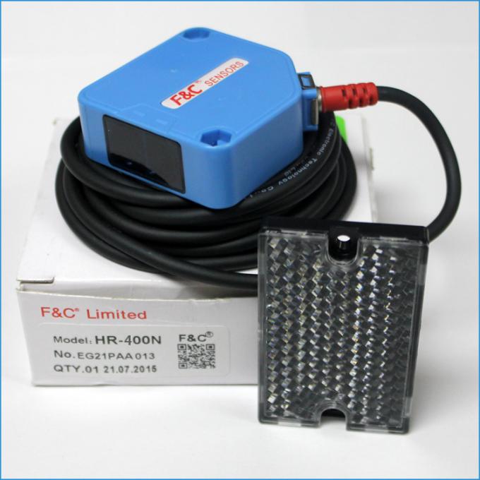 12Vdc Retroreflective Photoelectric Sensor Switch 4m Sensing Distance Transducer