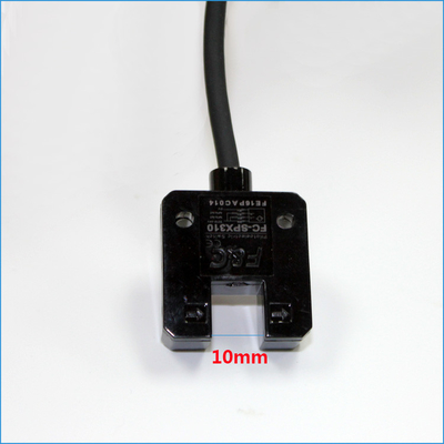 12V 10mm Sensing Infrared Slotted Optical Sensor NPN 4 Wire Photoelectric Switch