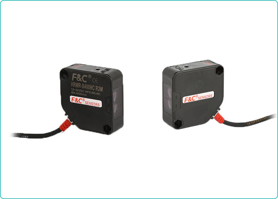 400cm Retro-Reflective 24VDC 4 Wires Rectangular Photoelectric Sensors Switch PNP NO NC
