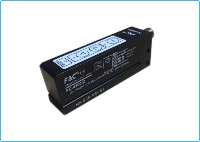 Clear Transparent Sticker Label Detection Capacitive Label Sensor 0.2mm 5Khz 12VDC