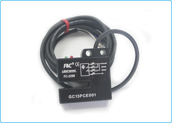 6mm Fork Adshensive Label Sensing Optical Label Sensor For Labelling