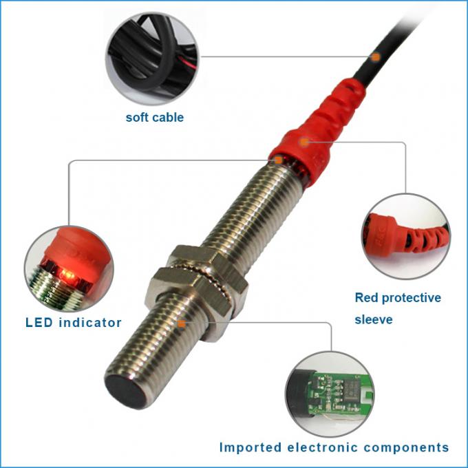 IP67 M8 Shielded NPN NO Inductive Proximity Sensor 3 Wires Proximity Switch 1
