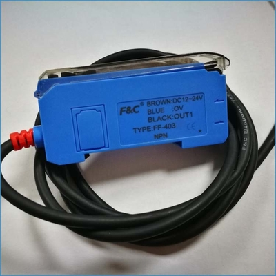 12-24VDC Red Light  Photoelectric Sensor Digital Display Fiber Optic Amplifier