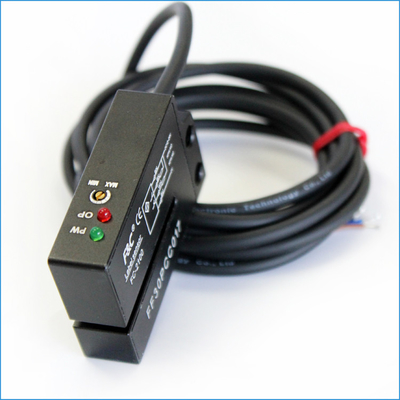 12-24VDC NPN NO.NC 4 Wires Fork Optical Label Sensor With Potentionmeter