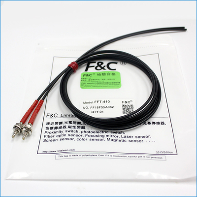 F&amp;C M4 head through beam fiber optic unit 1m cable length 1.0mm*φ2.2