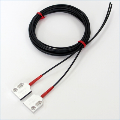 12mm Width Through-Beam Area Fiber Optic Sensor Fall Object Counting Switch