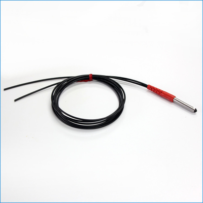 M6 Side ViewDiffuse Fiber Optic Sensor 50mm Sensing Optic Fibers