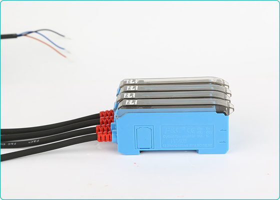 NO NC Adjustable Digital Fiber Optic Sensor 12VDC Smart Fiber Amplifier Sensor