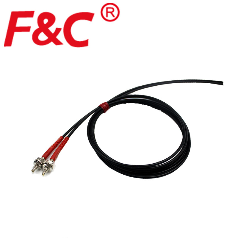 F&amp;C M4 head through beam fiber optic unit 1m cable length 1.0mm*φ2.2